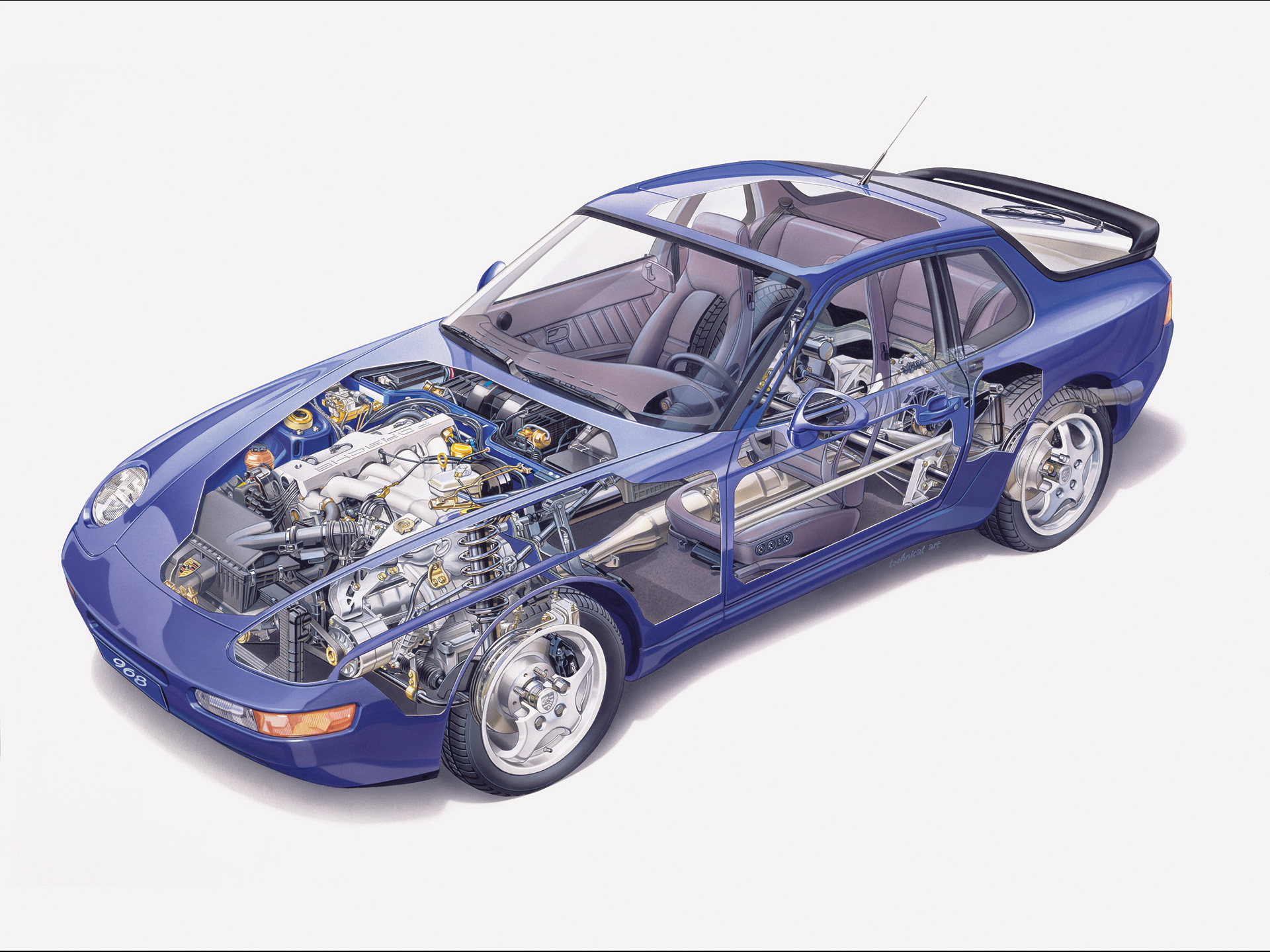 Porsche-968-Period-Photos-1992-Coupe-Cutaway-1920x1440 | ООО 